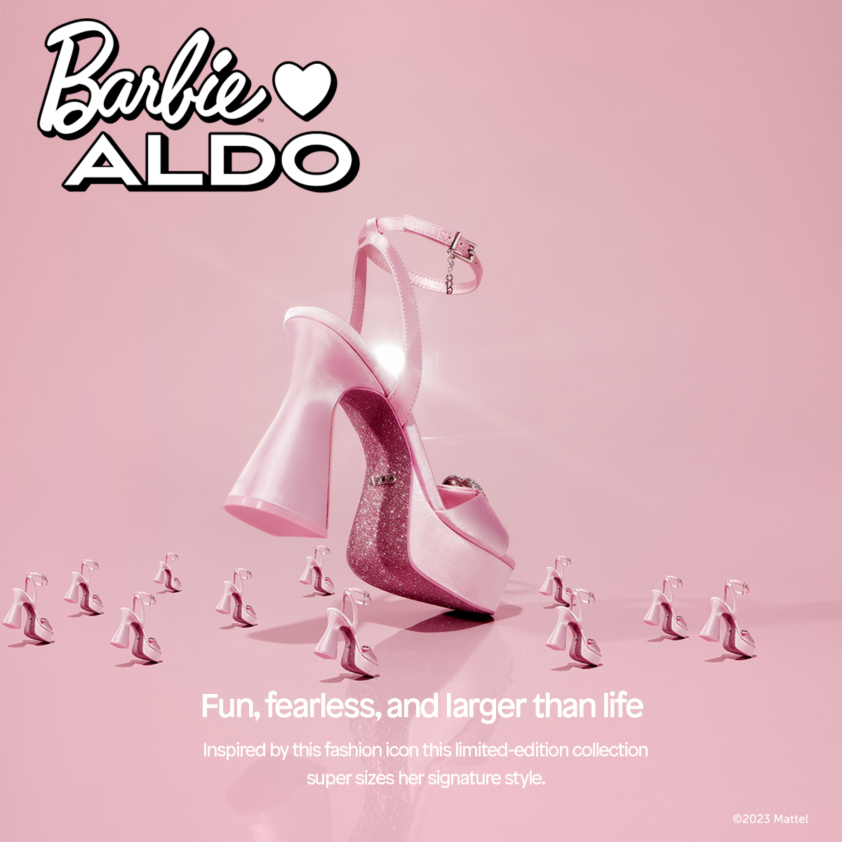 ALDO launches capsule collection in collaboration with Barbie® | Mall ...